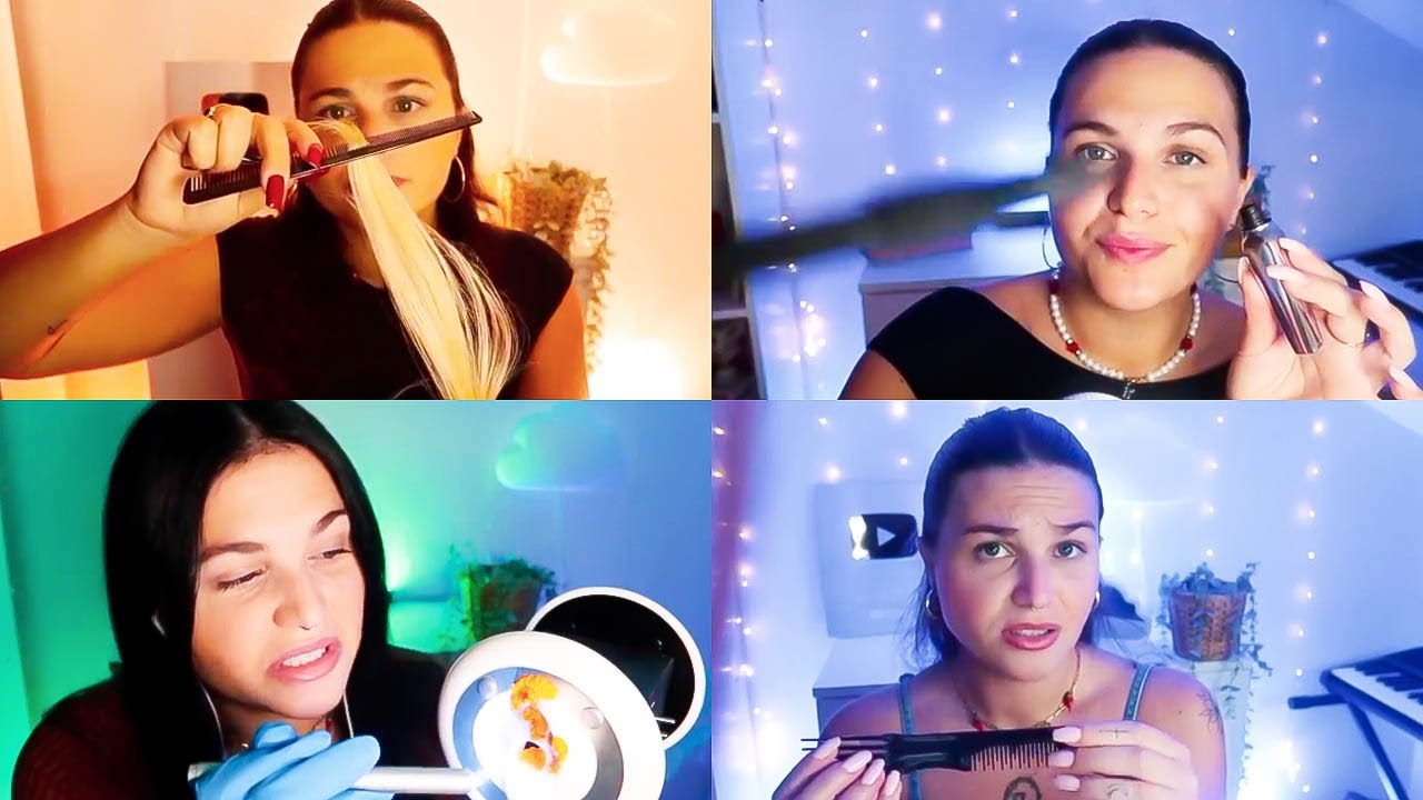 ASMR 1H ROLEPLAY PESTE (cheveux, makeup, nettoyage d'oreilles ...)