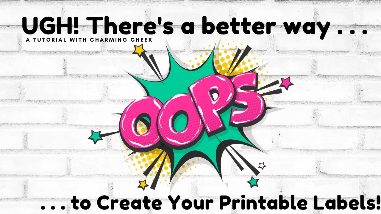 Let's Use Avery Labels Instead of Publisher Labels