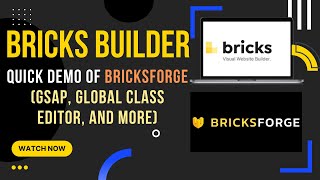 BricksForge Addon for Bricks Builder: Utilize Global Classes CSS Framework Profile