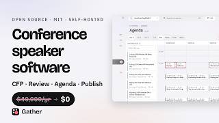 Open-source conference speaker management - replaces a $40,000/yr SaaS