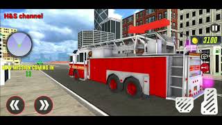 PEMADAM KEBAKARAN YANG SUUPEEERRRR SEKALI ??? Fire Truck Driving Rescue 911 Fire Engine Games screenshot 3