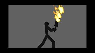 Fire sword test  || StickNodes ||