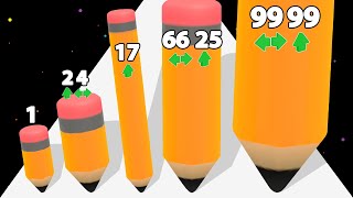 LONG PENCIL RUN - Like 'Crayon Rush 3D' (Math Game Fun) 3+ screenshot 1