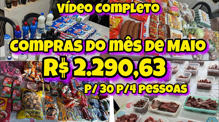 May Purchases / Shopping Organization, I showed what was left over from last month R$2,290.63.