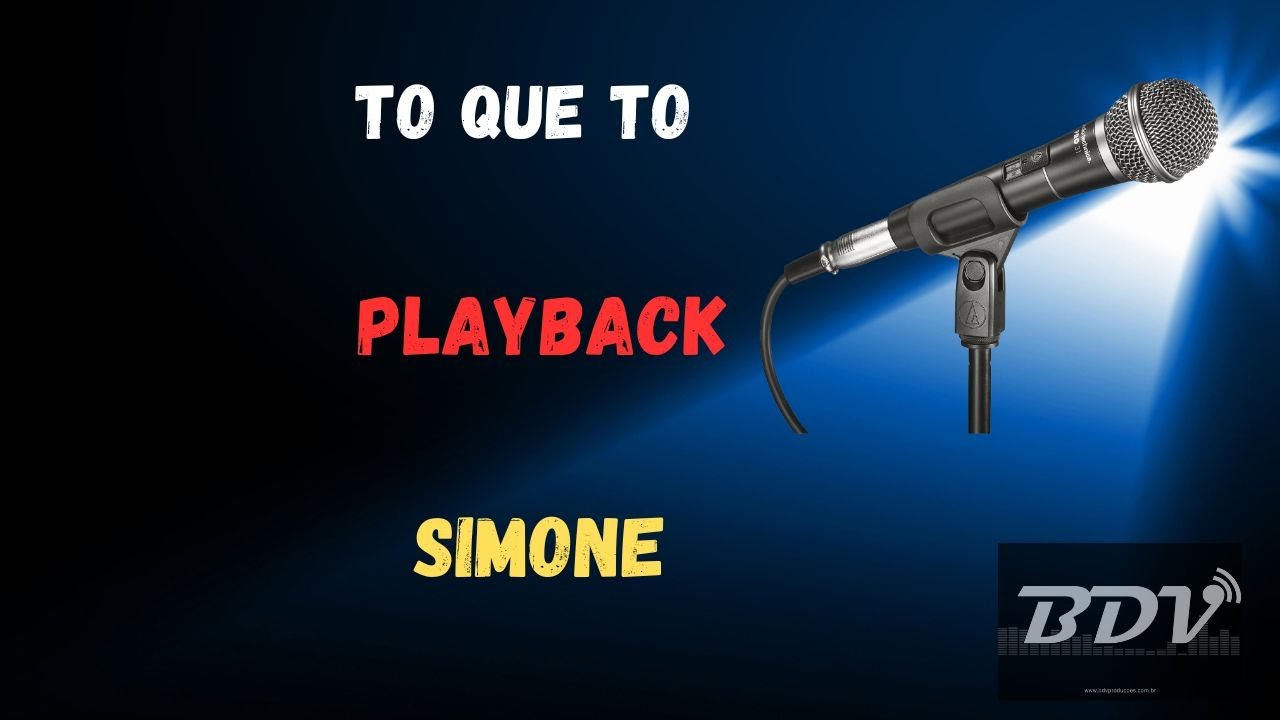 SIMONE - KARAOKE  - EU TÔ QUE TÔ - Playback Profissional em MP3 à Venda
