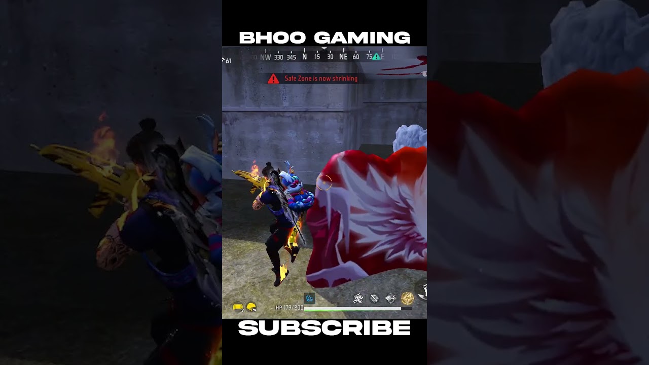 1v4 in br rank #bhoogaming #shortsfeed #shorts #freefire #diehard