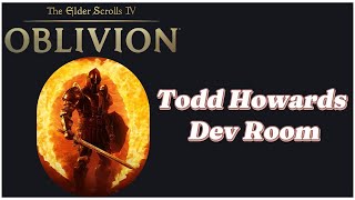 Todd Howards Dev Test Room In Oblivion Remastered....