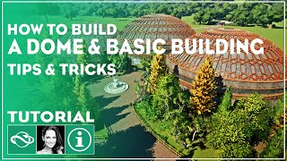 ▶ How to Build A Dome & Basic Building in Planet Zoo Tutorial | Tips & Tricks |