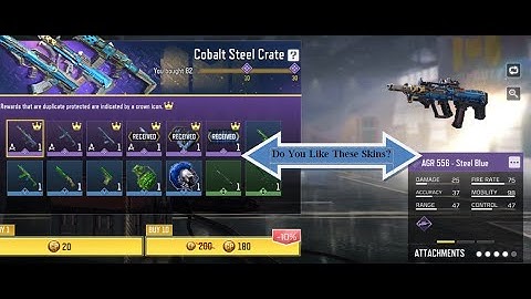 Opening Cobalt Steel Crate |Call Of Duty Mobile|