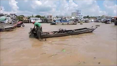 Phần 1: Chợ Nổi cùng Những Người Bạn Phương Xa  - Cai Be Floating Market Tien Giang Tour