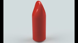 Modeling the tip of a lipstick - Loft with rail Net Worth