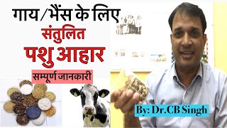 गाय भैंस के लिए संतुलित पशु आहार | Cattle Feed Formula For Cow and Buffalo | Dairy Ustaad