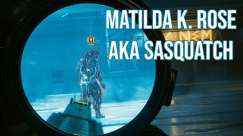 How to defeat Matilda K. Rose aka Sasquatch in Cyberpunk 2077 - I Walk The Line