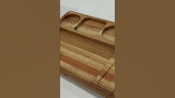 Máy CNC Router thay dao tự động gia công khay gỗ, đĩa gỗ tại Bình Dương #shorts #cnc #cncrouter