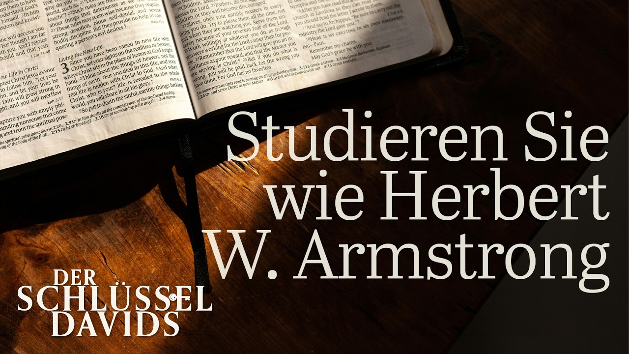 Studieren Sie wie Herbert W. Armstrong 