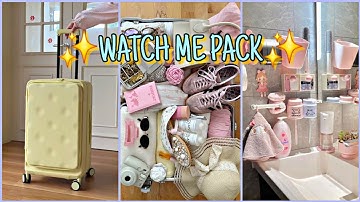 Ultimate Pack With Me ✈️  Travel Packing Routine +  Bathroom Restock & Organisation