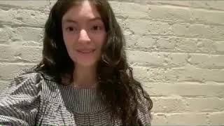 Lorde wishing happy 50th birthday to Electric Lady Studios!(2020)