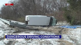 Dangerous driving conditions in Middle Tennessee