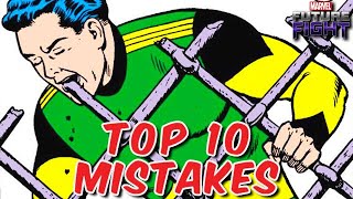 Top 10 WORST MISTAKES a Marvel Future Fight Player can Make