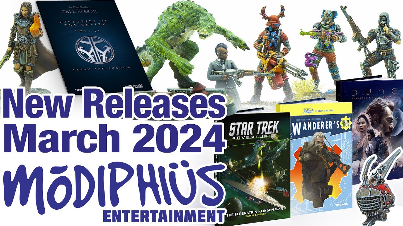Modiphius New Releases - March 2024 - YouTube