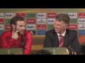 Louis van gaal (lvg) funniest and weirdiest moment for manchester united