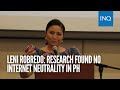 Leni Robredo: Research found no internet neutrality in PH