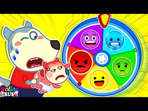 Учимся эмоциям с Дженни | Мультфильм Для Детей | Wolfoo Russian