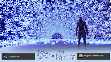 Unreal Engine 5 niagara Tunnel FX tutorial, intro vectors math Scrath pad, Free resources download.