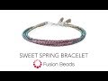 Watch how to create the Sweet Spring Bracelet by Fusion Beads