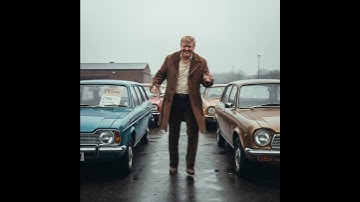 Trump Dancing Among Used Cars! #ai #donaldtrump