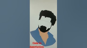 Draw Vijay using python 😎