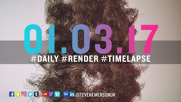 #DAILYRENDER || 01.03.2017 || TIMELAPSE / SPEEDART || MAXON CINEMA 4D || OTOY OCTANERENDER