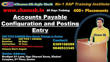 SAP FICO Course in Telugu || Accounts Payable Configuration in SAP FICO || SAP FICO Telugu Tutorials