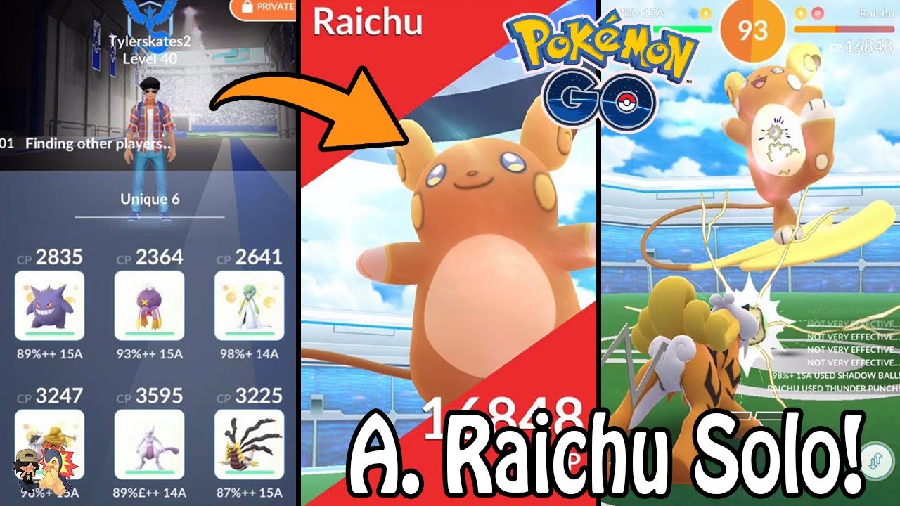 pokemon go raid boss raichu