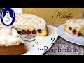 Kirschkuchen mit gefrorenen Beeren und Mandelbaiserhaube, mmm lecker