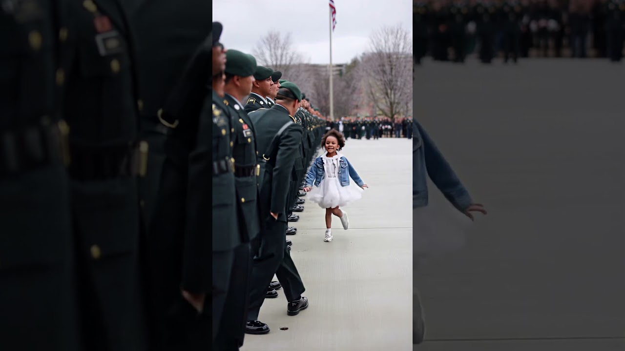 Dad came home in his dress uniform 