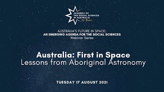 First in Space: Lessons from Aboriginal Astronomy