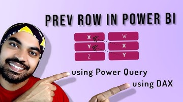 Power BI Solution - Get Previous Row using Power Query and DAX