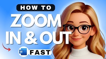 How to Zoom In or Out of a Microsoft Word Document - 2025