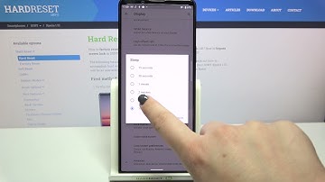 How to Change Screen Timeout on SONY Xperia 1 III – Manage Display Settings