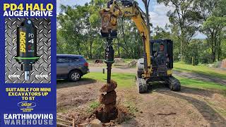 Digga PD4 Auger Drive - Mini Excavator up to 5T