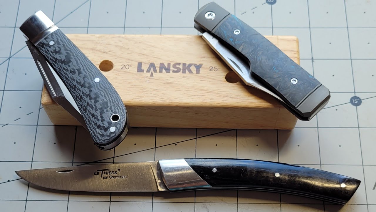 Lansky 33 Deluxe Turn-Box Crock Stick with Two Pre-Set Sharpening Angles -  Knife Country, USA