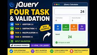 task 11 : Smart jQuery Math App with Form Validation