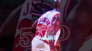 NBA players height at 14 years old#shorts #trending