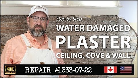 REPARATIE VAN WATERBESCHADIGD PLEISTER