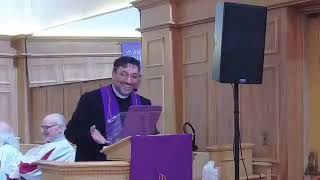 The Procession and the Protest" by Rev. Gilbert Martinez, Palm Sunday 2026