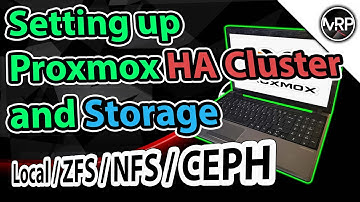 Setting up Proxmox CLUSTER and STORAGE (Local, ZFS, NFS, CEPH) | Proxmox Home Server Series