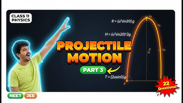 Projectile Motion Part 3 | Trajectory, Range & Maximum Height Complete | Class 11 Physics NEET JEE