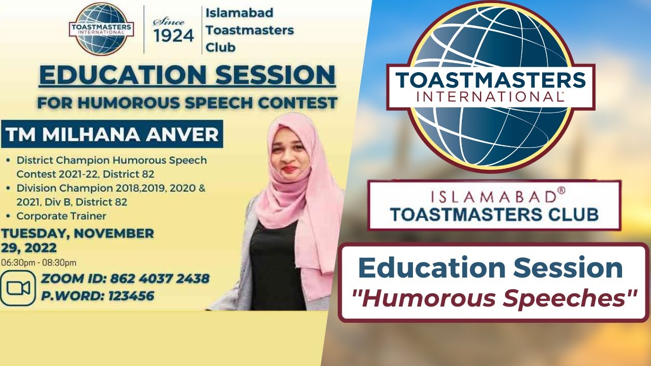ITC Meeting # 703 (Online Zoom) | Education Session Humorous Speeches | TM Milhana Anver
