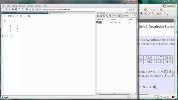 Matlab Arrays 02 - Creating a 2D Array